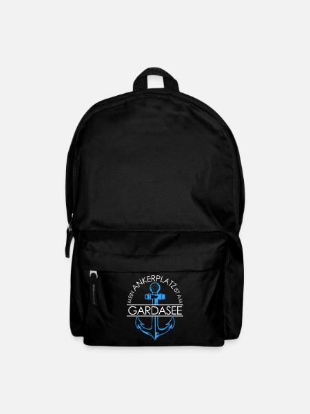 Gardasee - Rucksack - Schwarz
