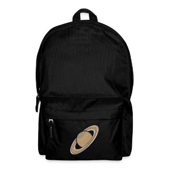 Planète du système solaire Saturne - Sac à dos - noir - Devant