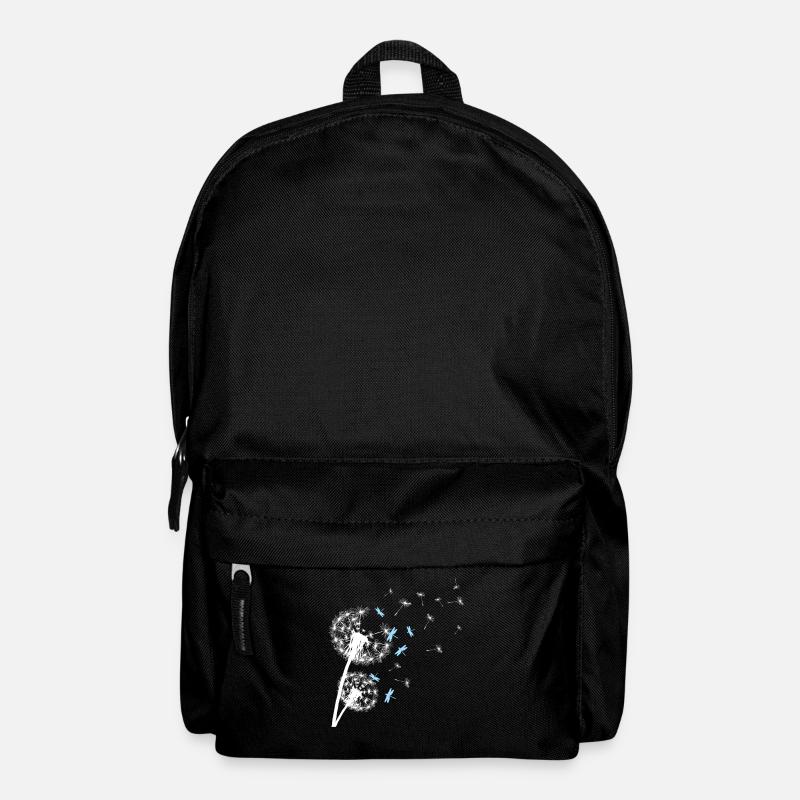 Libelle Pusteblume Dragonflies Libellen - Rucksack - Schwarz