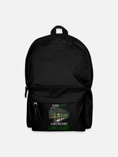 Gewächshaus Galabauer Witz Gärtner - Rucksack - Schwarz