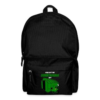Gewächshaus Galabau Spruch Gärtner - Rucksack - Schwarz - Vorne