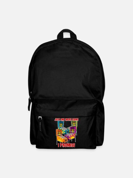 Pinball Flipperautomat Witz mit Flipper - Rucksack - Schwarz
