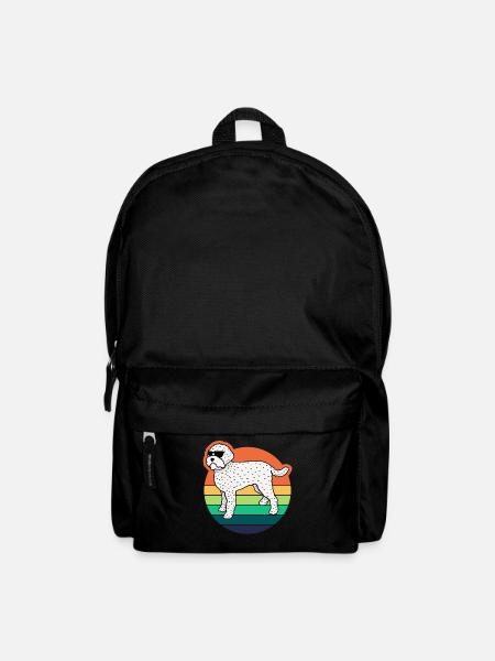 Lagotto Romagnolo Hund Retro Witz Hunde - Rucksack - Schwarz