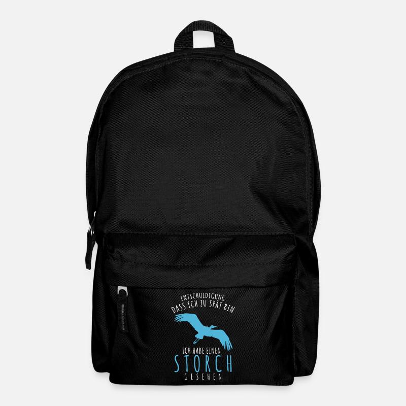 Storch Witz Storche - Rucksack - Schwarz