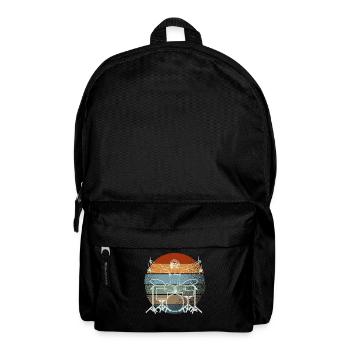 Vitruvischer Drummer Schlagzeuger Legende - Rucksack - Schwarz - Vorne