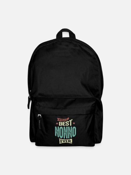 Mens Best Nonno Ever Funny Dad / Grandpa - Backpack - black
