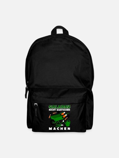 Galabau Gartenbau Werkzeug Galabauer - Rucksack - Schwarz