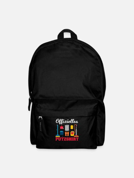 Offizielles Putzshirt Sauber machen aufräumen - Rucksack - Schwarz