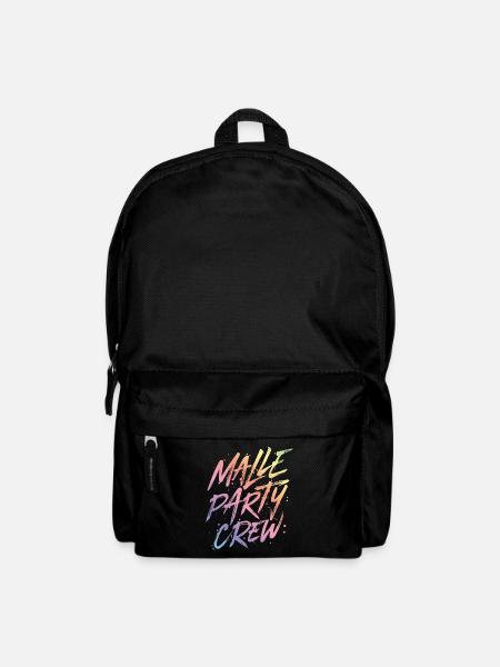 malle party crew bunt - Rucksack - Schwarz
