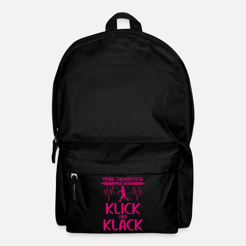 Nordic Walking - Rucksack - Schwarz