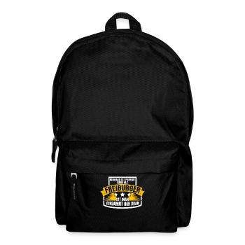 Freiburger sind perfekt Freiburg - Rucksack - Schwarz - Vorne