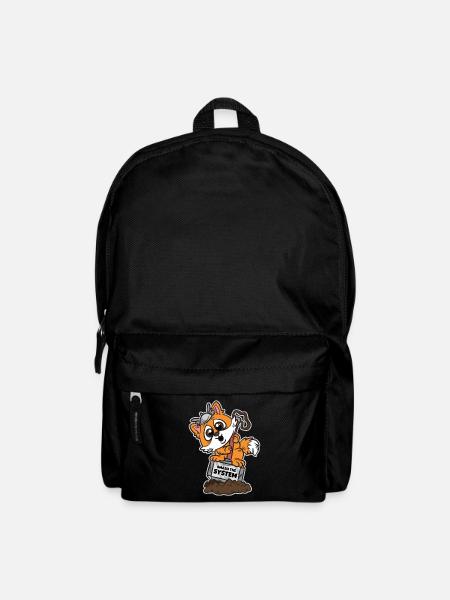 Zerschlage den Systemanarchisten Corgi - Rucksack - Schwarz