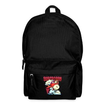 Lustige Supercorn Einhorn Papa Supercorn Vatertag - Rucksack - Schwarz - Vorne
