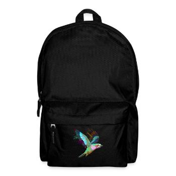 Fliegender Splash Gabelracke Vogel - Rucksack - Schwarz - Vorne