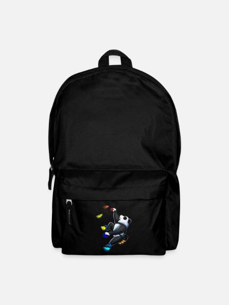 Mignon Panda Bear Escalade Mur d’Escalade Escalade - Sac à dos - noir