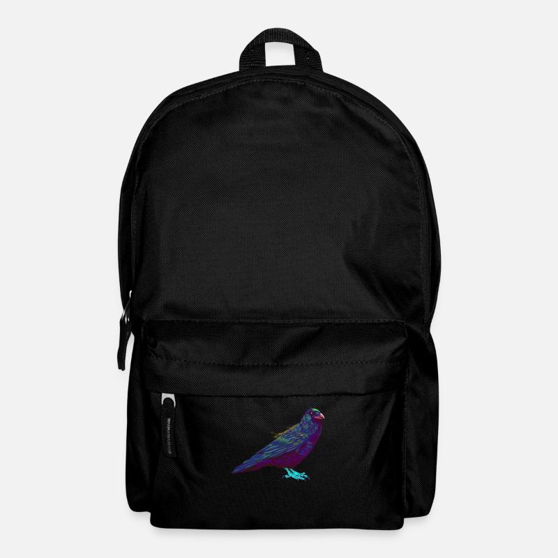 Splash Rabe Krähe - Rucksack - Schwarz