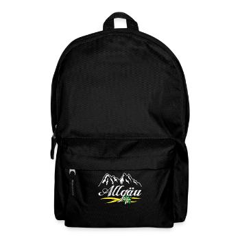 Allgäu Alpen Edelweiß Allgäuer - Rucksack - Schwarz - Vorne