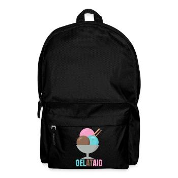 Gelataio Ice Cream Maker Sorbet Icicles Mochi - Backpack - black - Front