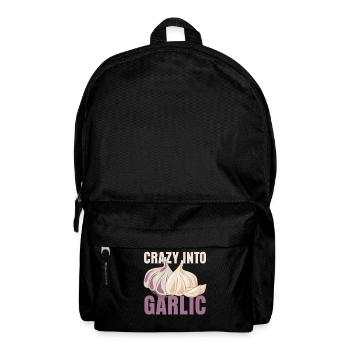 Knoblauch Garlic Crazy Knoblauchzehen - Rucksack - Schwarz - Vorne
