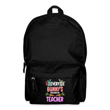 Jeder Bunnys Lieblingslehrer - Rucksack - Schwarz - Vorne
