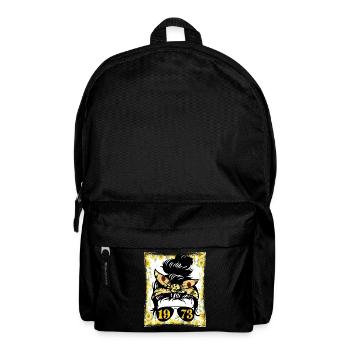 Sonnenblume Mama Geboren 1973 Geburtstag - Rucksack - Schwarz - Vorne