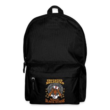 Gebildete melanierte magische schwarze - Rucksack - Schwarz - Vorne