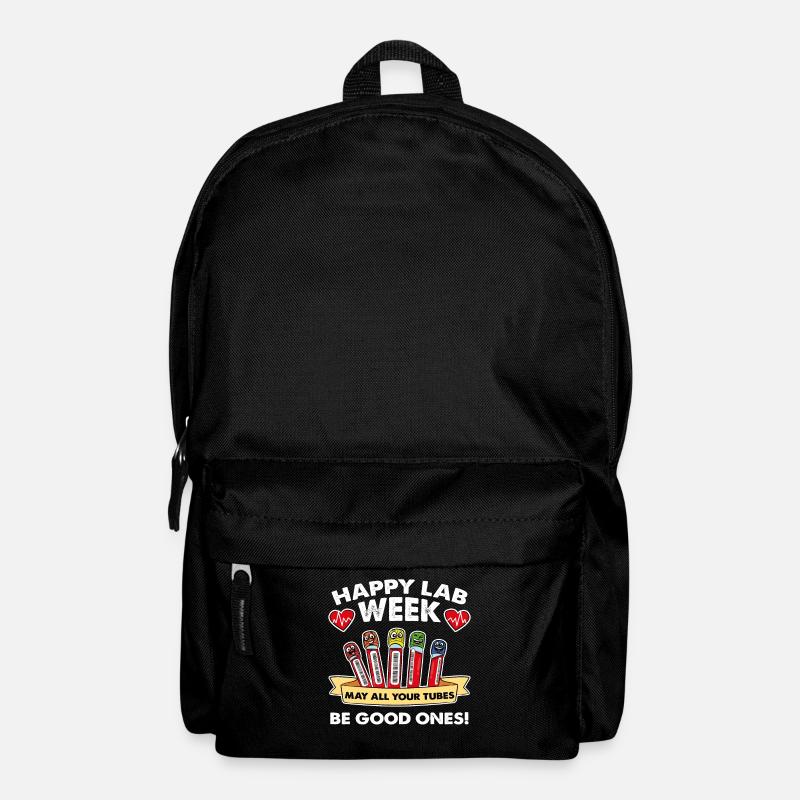Happy Lab Woche - Rucksack - Schwarz