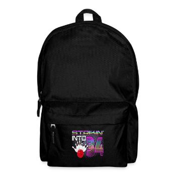 Frapper dans 34 Bowling Bowler 34e anniversaire - Sac à dos - noir - Devant