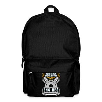 Displacement Tuner Engine Fine Tuning - Backpack - black - Front