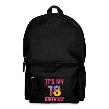 It's My 18th Birthday | Sprinkles Themed | - Backpack - black - Front