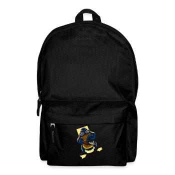 Monster Animals - Chainsaw Blue - Backpack - black - Front