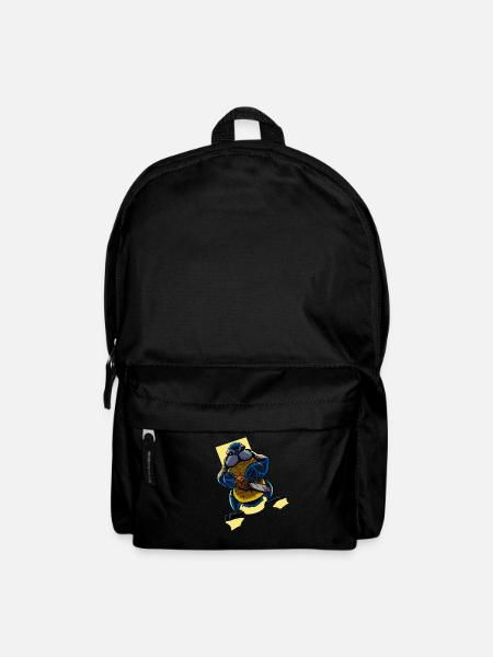 Monster Tiere - Kettensäge Blaumeise - Rucksack - Schwarz