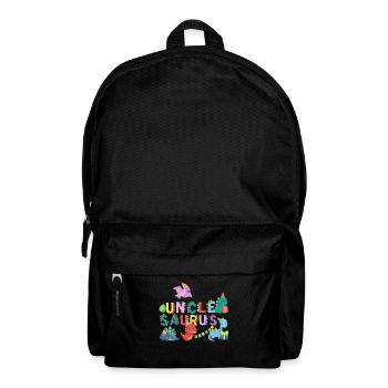 Uncle Saurus | Rawr Dinosaur Tshirt | Family - Backpack - black - Front