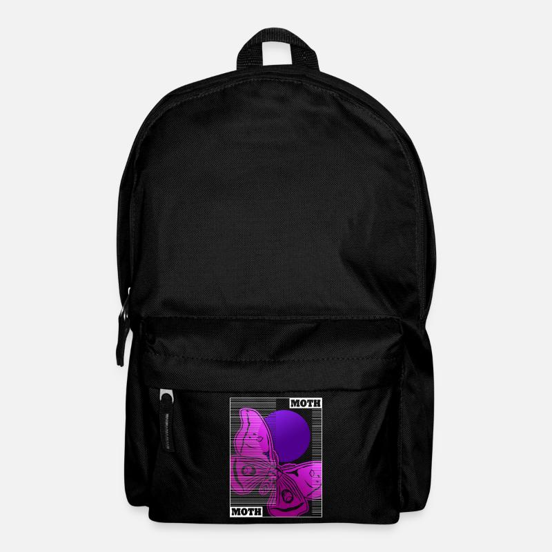 Moth Vaporwave Motten Occult Motte Goth - Rucksack - Schwarz