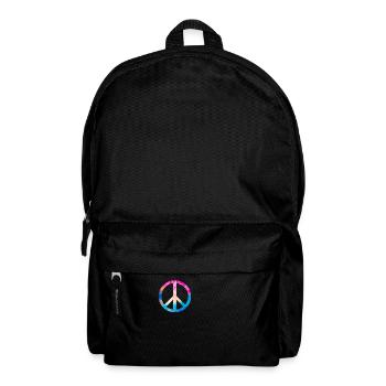 Rétro Design Signe de paix Signe de paix - Sac à dos - noir - Devant