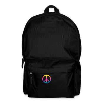 Rétro Design Signe de paix Signe de paix - Sac à dos - noir - Devant