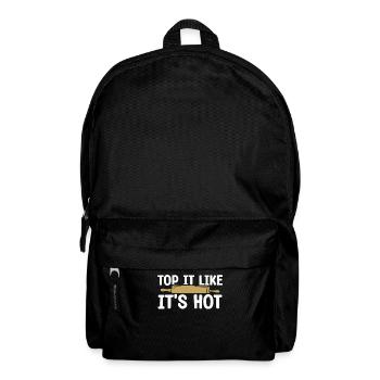 Top It Like It's Hot | Baker Shirt | Bake - Backpack - black - Front