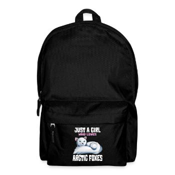 Fox Arctic Fox Girls Femmes Lover Design - Sac à dos - noir - Devant