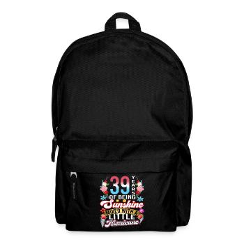 39 years of sunshine mixed with a small - Backpack - black - Front