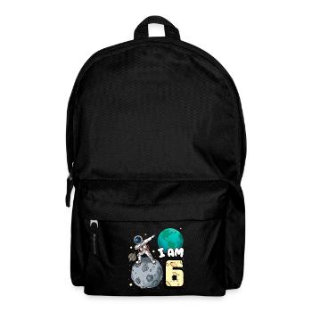 Je suis astronaute de 6 pièces enfant Moon Walker 6. - Sac à dos - noir - Devant