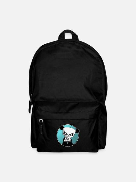 Jeu Panda Gangsta Panda drôle mignon cool - Sac à dos - noir