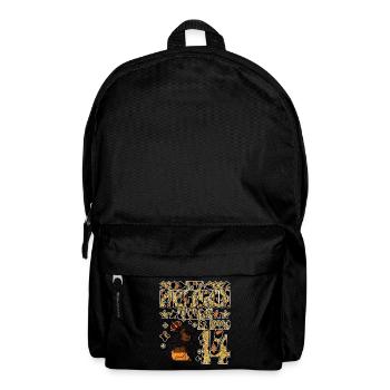 This melanin queen is now 14 black - Backpack - black - Front