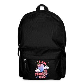 J’ai 9 ans | Thème Licorne | 9. - Sac à dos - noir - Devant