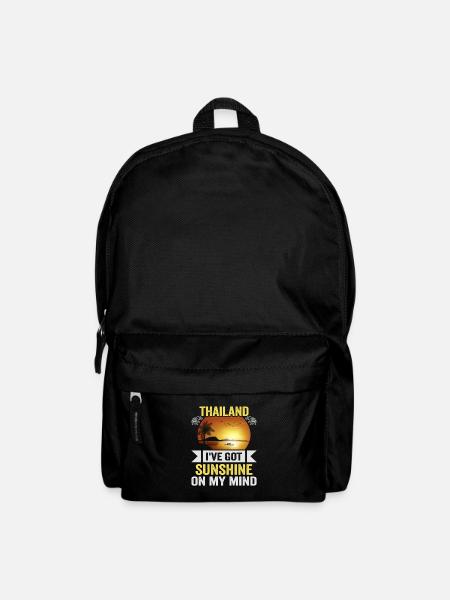Thailand Strandurlaub am Meer Design Strandmotiv - Rucksack - Schwarz