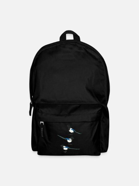 Funny Birds Magpie - Backpack - black