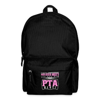PTA Witz Apothker Apotheke - Rucksack - Schwarz - Vorne