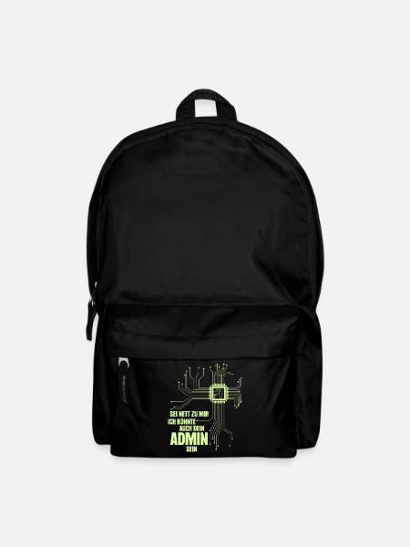 Informatik Vintage Informatiker Admin - Rucksack - Schwarz
