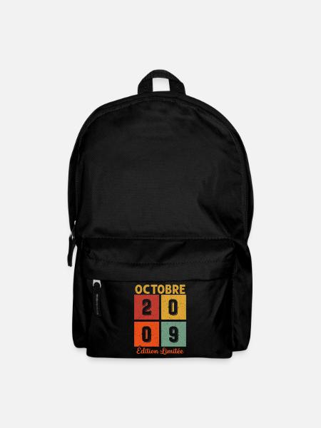 Octobre 2009 Vintage - Sac à dos - noir