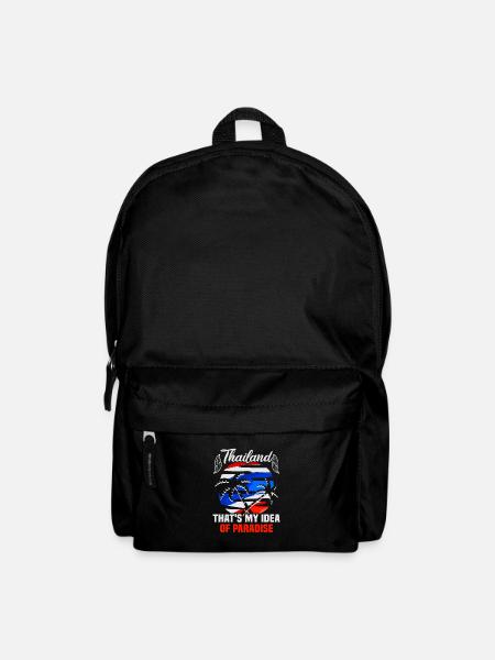 Thailand Strandurlaub am Meer Design Strandmotiv - Rucksack - Schwarz