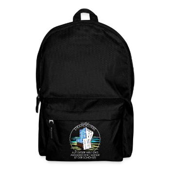 Strandkorb Ostsee Nordsee Witz Urlaub - Rucksack - Schwarz - Vorne